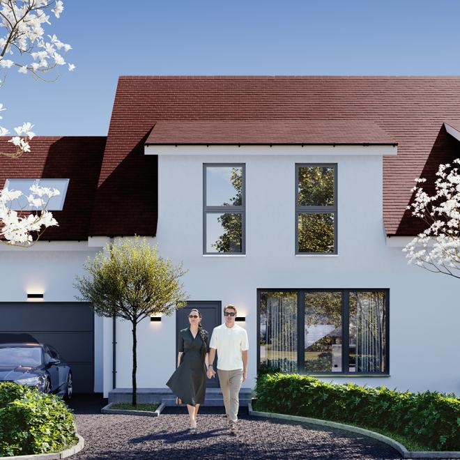 Nowoczesne domy szeregowe przy ulicy Zamkowej